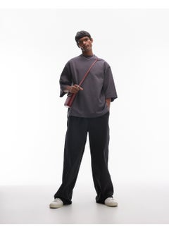 TOPMAN Premium Heavyweight Oversized Fit Mid Sleev  - Image 4