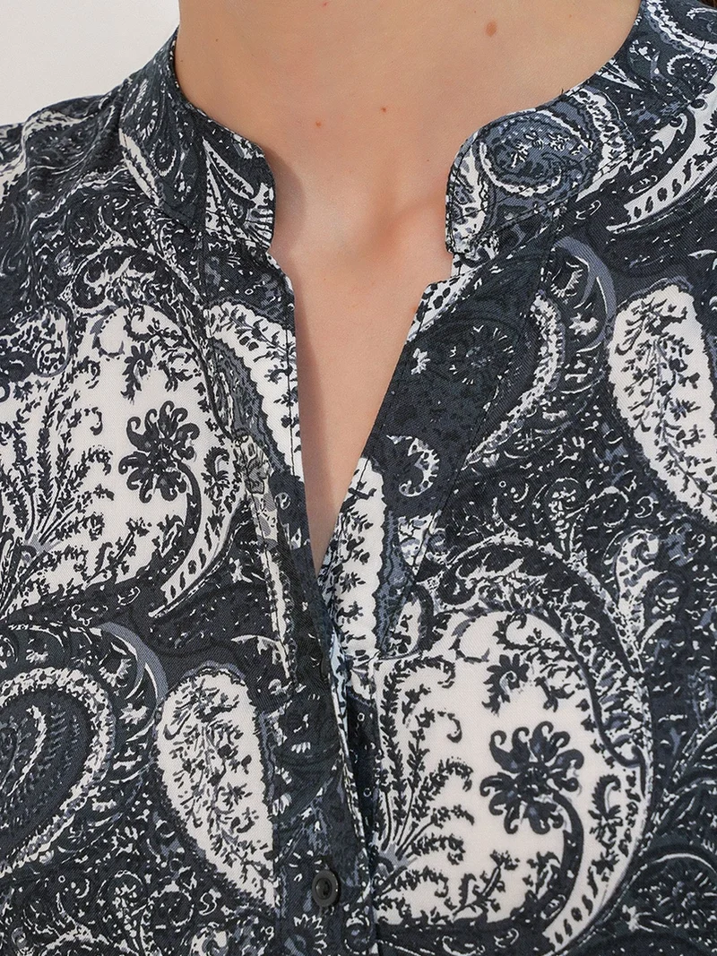 Big Dart Multicolor BDART Patterned V-Neck Maxi Dress for Women | Best Price UAE