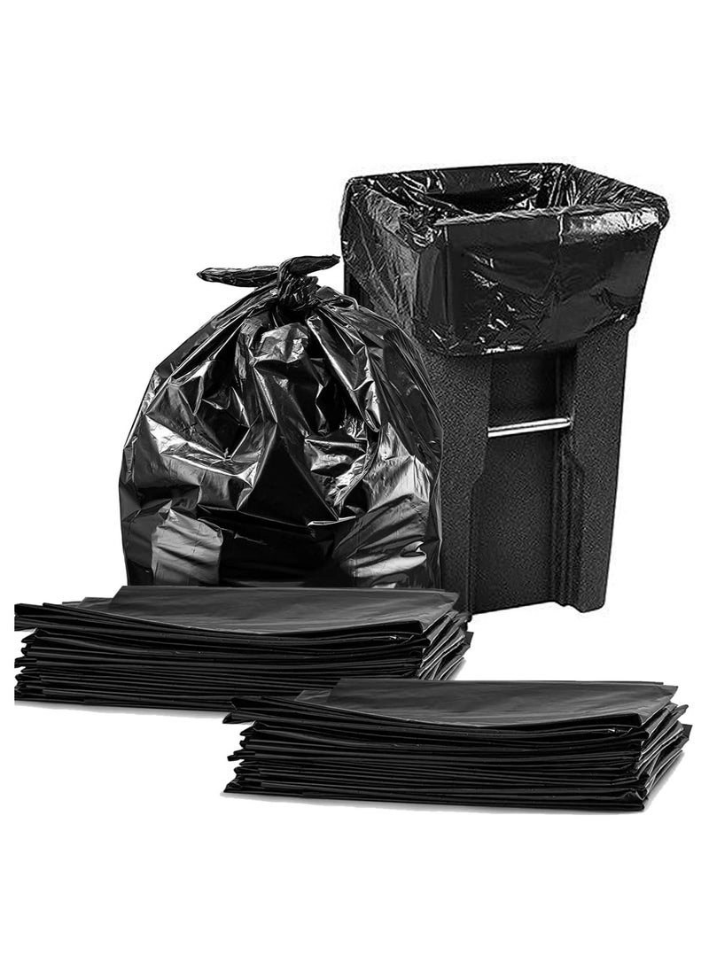 Home Smart Home Smart Garbage Bags Pack of 20 Pcs + 20 Pcs Free Black Color Good for Kitchen Home Garden and Outdoor Activity (105 x 125 cm) Pack  - Image 1