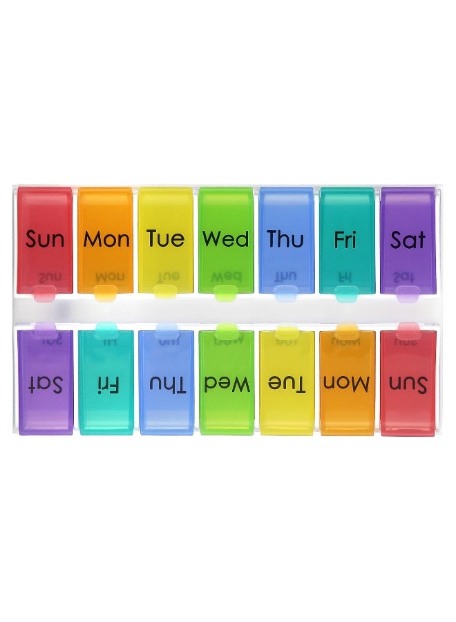Ezydose Ezy Dose, Weekly 14-Day with Ezy Fill Pill Organizer, 1 Count - Image 3