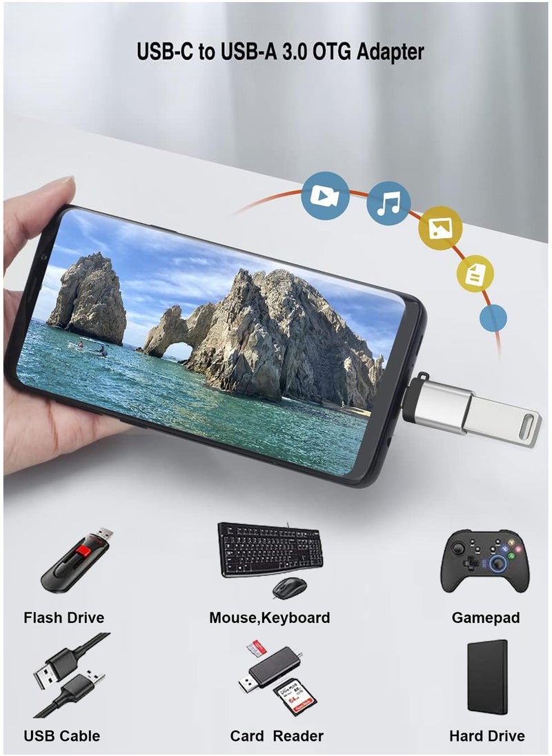 OTG Adapter Type C to USB A 3.0 Portable USB Camera Adapter OTG Data Sync Cable for Card Reader/U Disk/Mouse/MIDI Keyboard