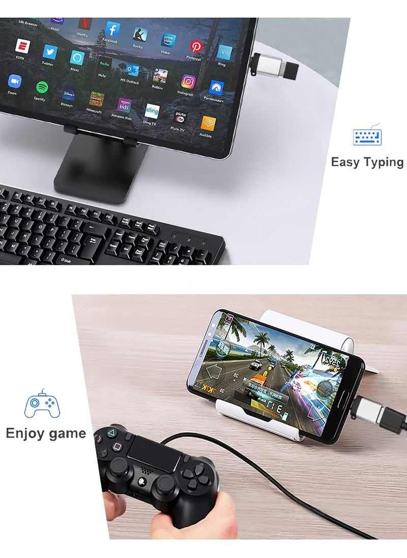 OTG Adapter Type C to USB A 3.0 Portable USB Camera Adapter OTG Data Sync Cable for Card Reader/U Disk/Mouse/MIDI Keyboard