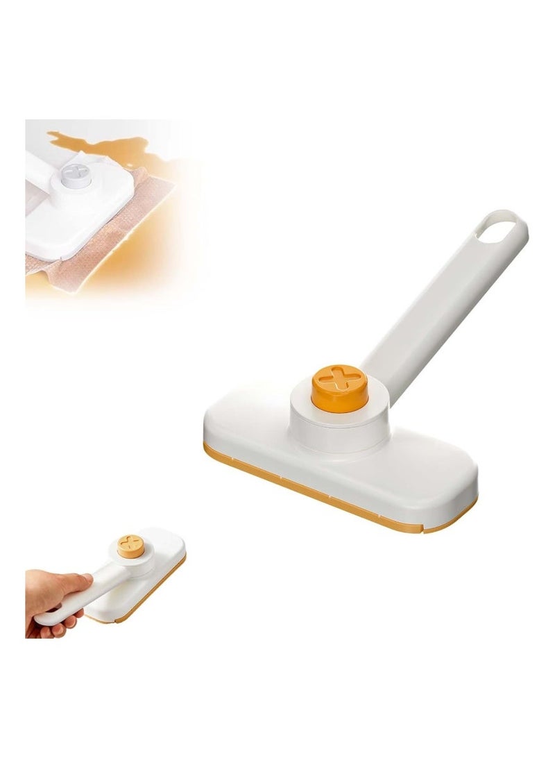 Mini Foldable Desktop Mop, No Hand Washing with Cloth-Clamping Design, Wet and Dry Cleaning for Kitchen, Table, Countertops - Image 1