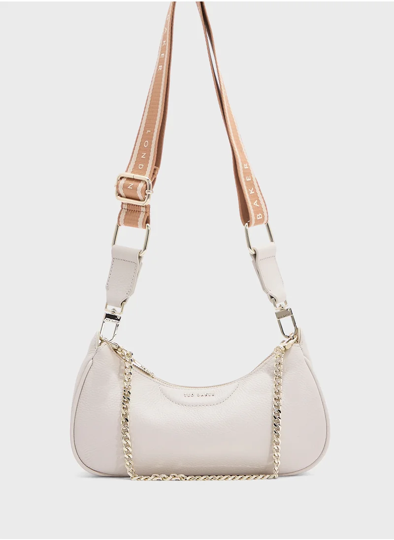 تيد بيكر Essiy Webbing Leather Crossbody Bag