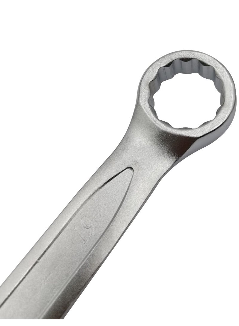 TOTAL Double Side Spanner Size 19 Combination Spanner Cr-V Ring and Open End Spanner 1 Pcs TCSPA191 - Image 5