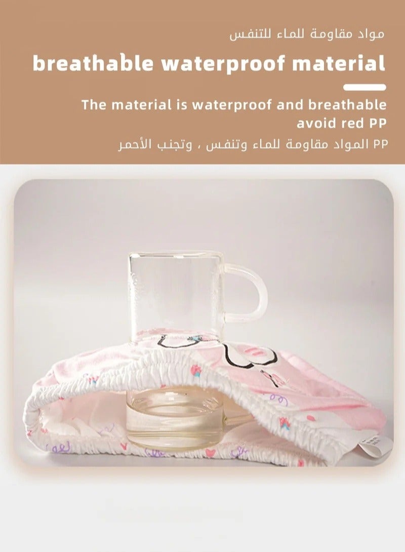 5 قطع من السراويل الداخلية التدريبية، 6 طبقات من القطن المسامي الذي يمتص الرطوبة للأولاد والبنات الرضع مقاومة للماء - Image 2