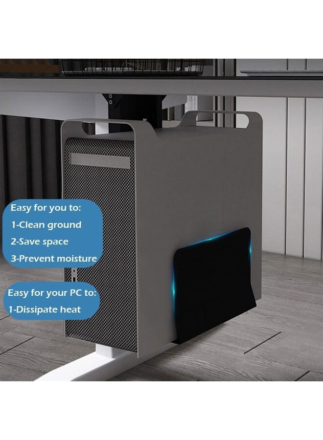 Heavy Duty Computer Wall Mount - Height Adjustable from 11.8" to 19.6", Width Adjustable from 5.7" to 9.6" - Computer Mount PC Holder Under Desk or On Wall - Image 5
