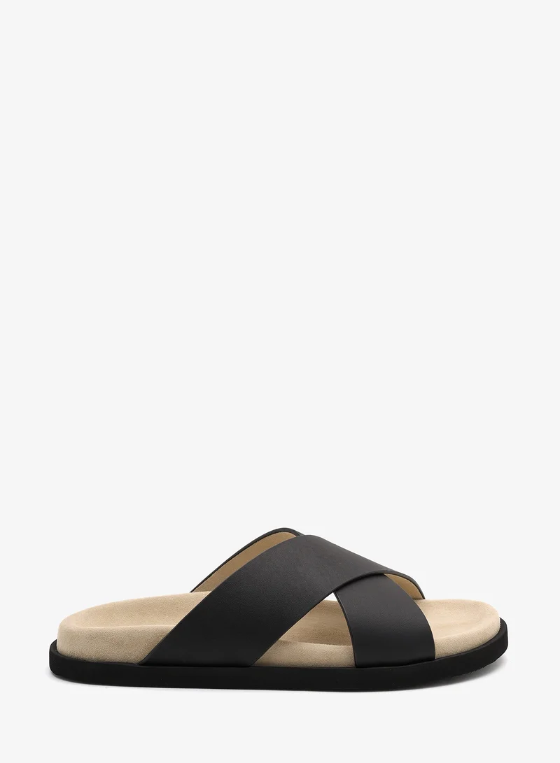 لوريان Benedetto - Cross leather sandals