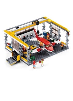 Sluban Sluban - Aviation Aircraft Hanger Bricks Set 599 Pieces - M38-B0372  - Image 2