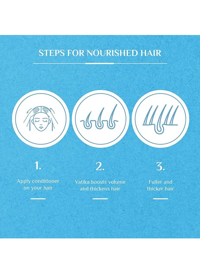 Pack Of 2 Volume, Thickness Shampoo And Conditioner Enriched With Coconut, Castor, 400ml