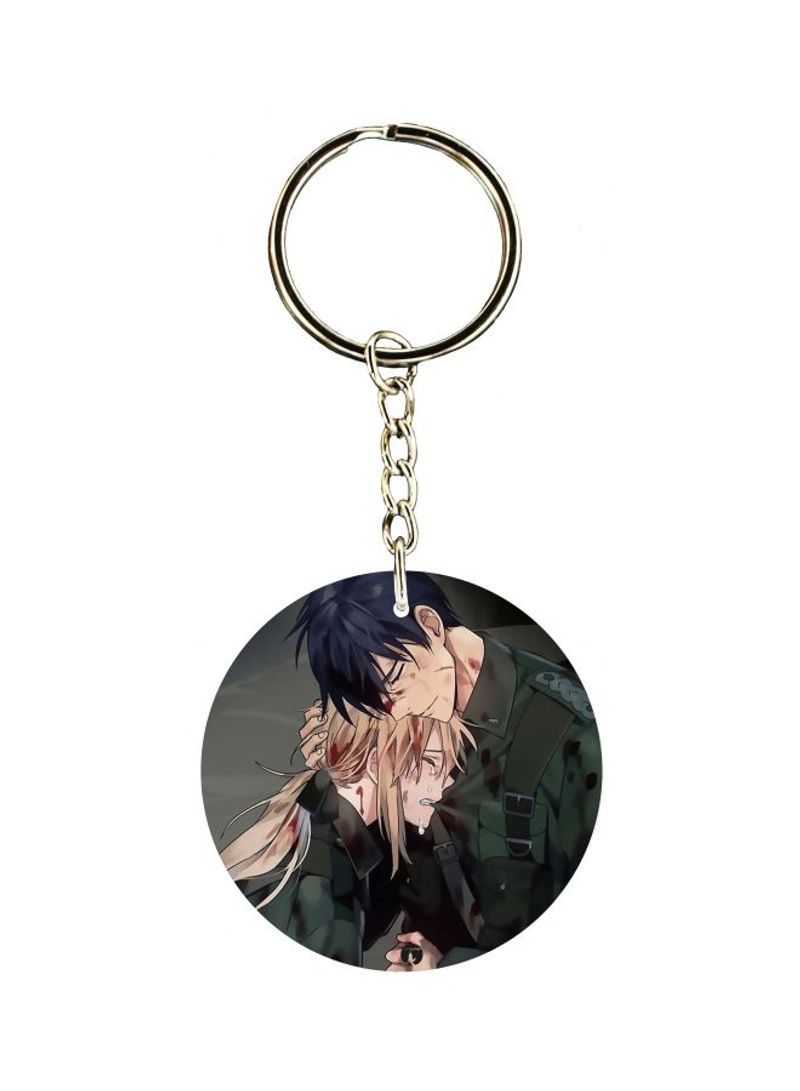RKN Anime Characters Printed Keychain