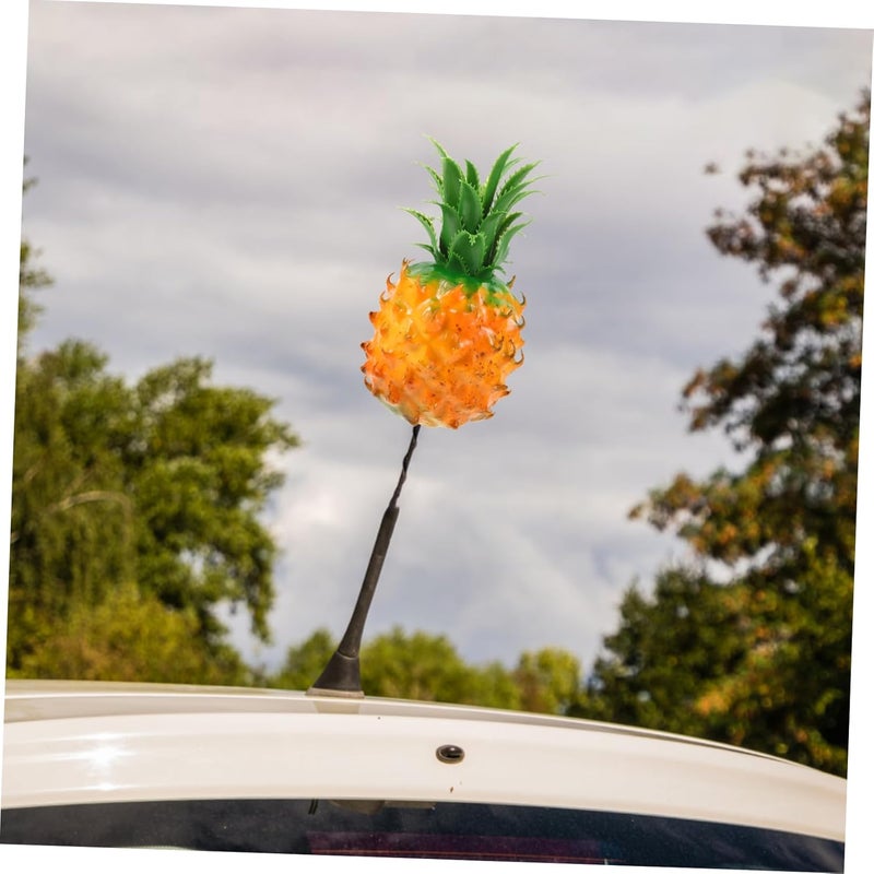 ABOOFAN Pineapple Car Roof Decoration Dashboard Accessory Auto Antenna Topper Fit SUV - Image 3