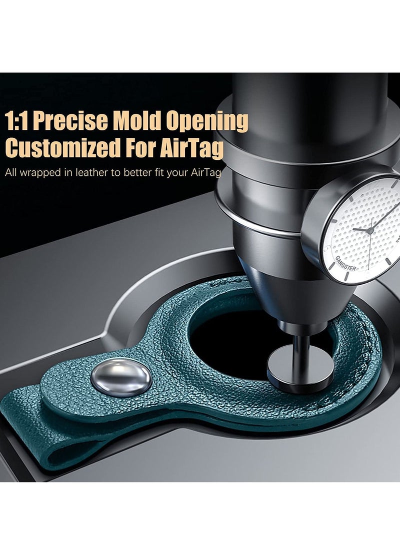 Excefore حافظة مفاتيح AirTags من الجلد، 2 قطعة - Image 4