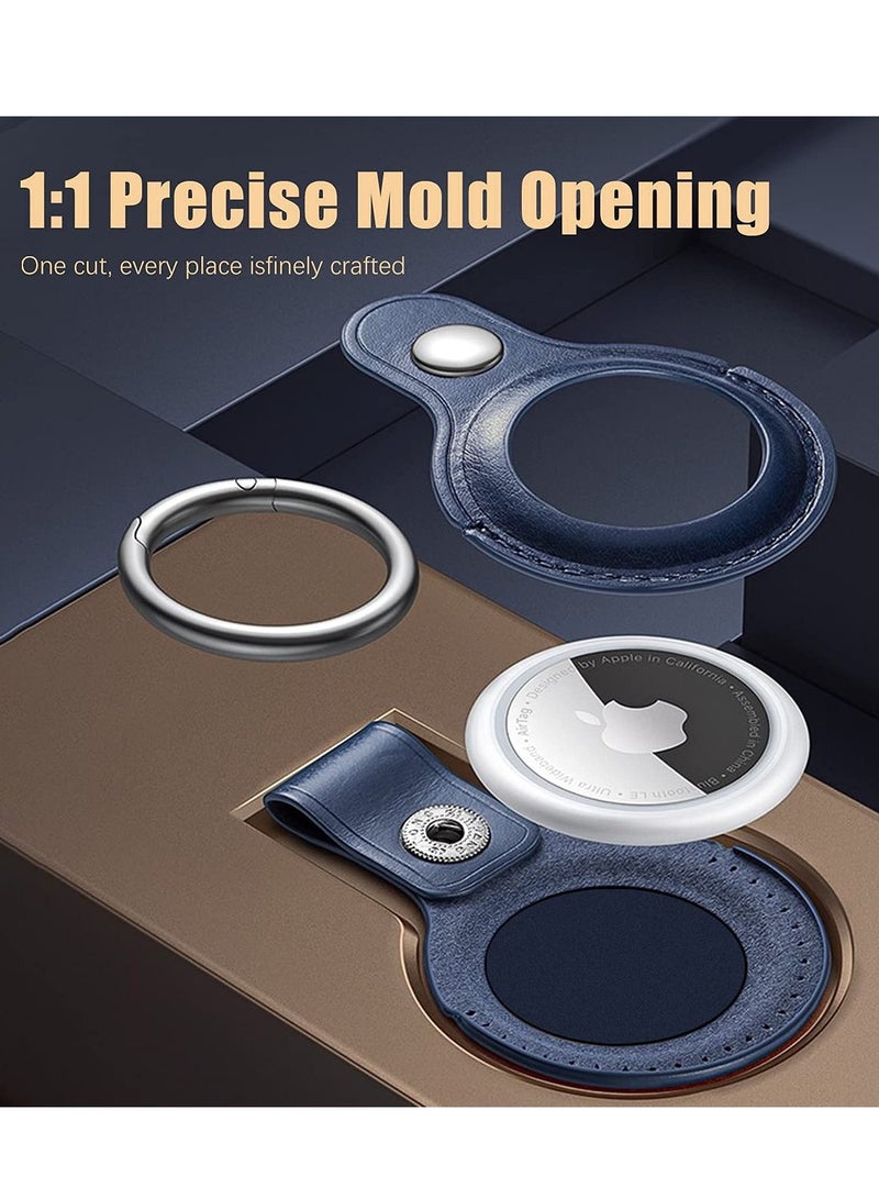 Excefore حافظة مفاتيح AirTags من الجلد، 2 قطعة - Image 3