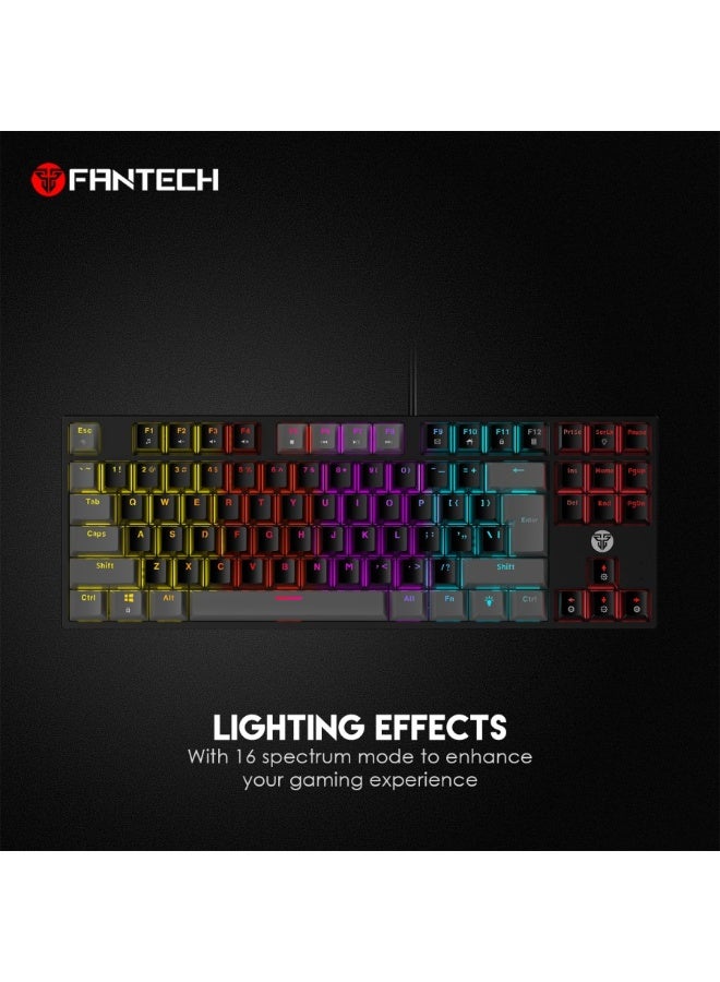 فانتيك لوحة مفاتيح الألعاب الميكانيكية السلكية ATOM 87 MK876 V2 RGB TKL SUMI EDITION - Image 1