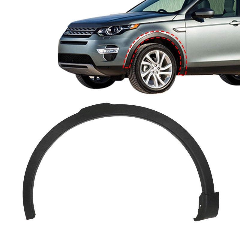 Sekeseauto SecosAutoparts Fender Moulding Trim Front Driver Side Fit for Land Rover Discovery Sport 20152019 20L l4 Replace LR123731 LR061973 Front Left Side Wheel Moulding Fender Arch Trim - Image 3