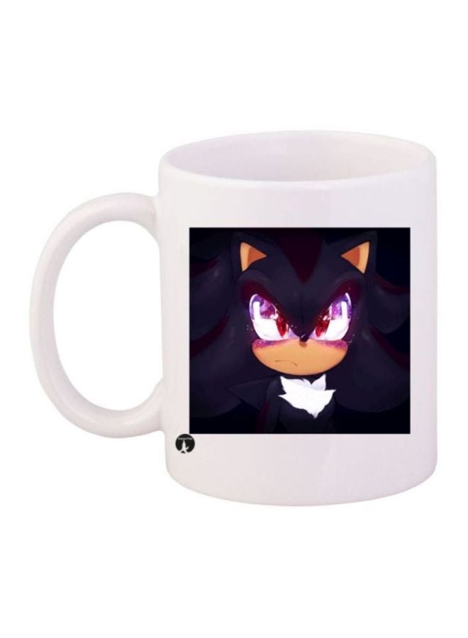 RYN Game Sonic Character Printed Coffee Mug White/Purple/Black