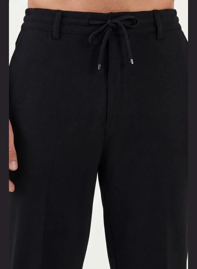 Buratti  Buratti Slim Fit Regular Waist Tapered Leg Trousers Men's Pants 6843654 for Men | Best Price UAE