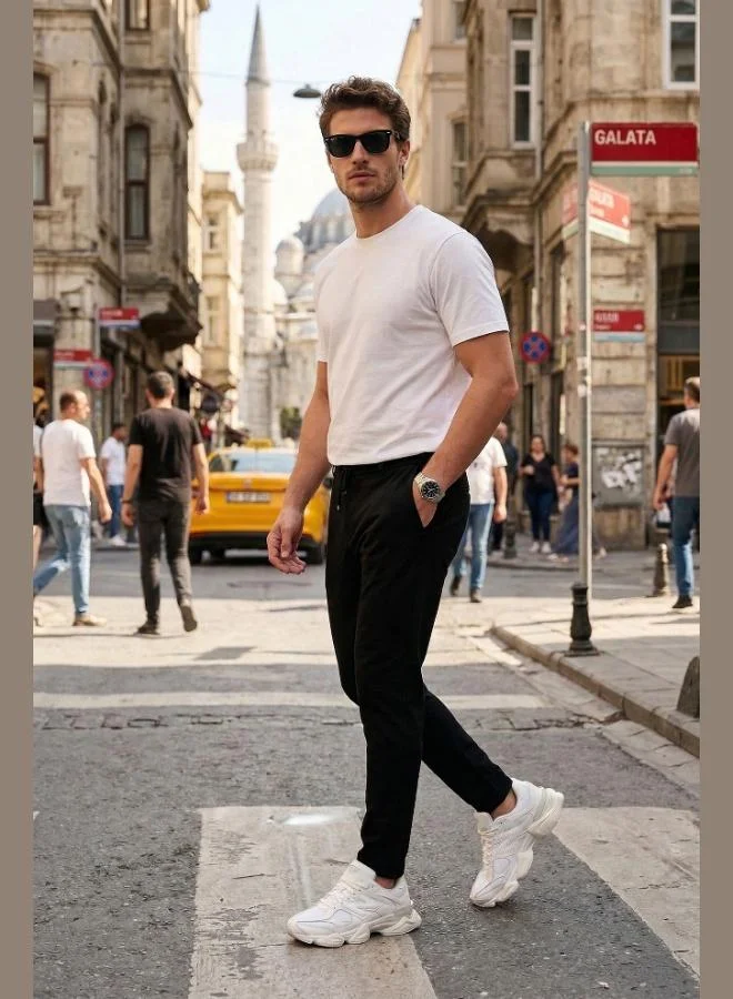 Buratti Slim Fit Regular Waist Tapered Leg Trousers Men's Pants 6843654