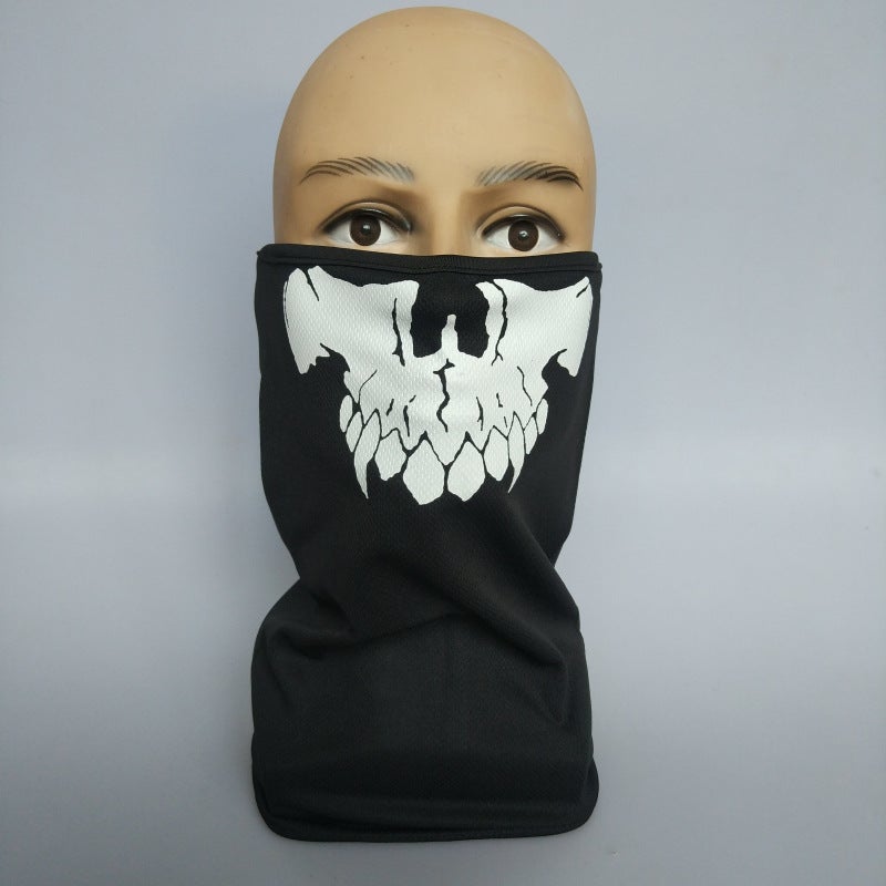 Generic New Call of Duty Game Skull Cover Ghost Mask Halloween Mask Quick-Dry Riding Sun CoverMesh B17 Mesh B17