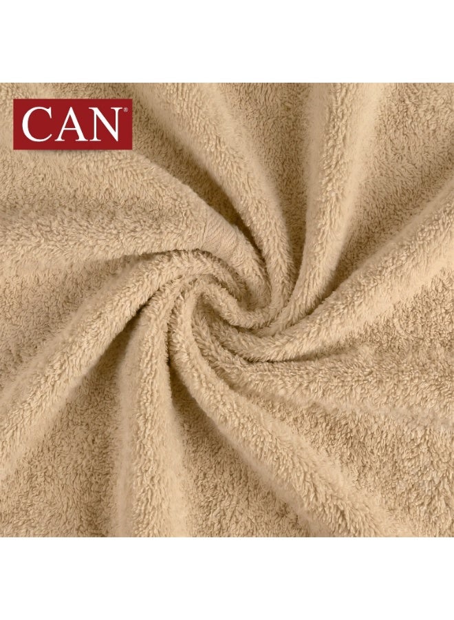 CAN Premium Microfiber Bath Towels Pack Of 4 - Ultra Soft & Absorbent Large Bath Towel 70x140cm (27.5" x 55") - Quick Dry Lightweight Towels for Bathroom, Beach, Spa, Pool, Travel (BEIGE) - Image 5