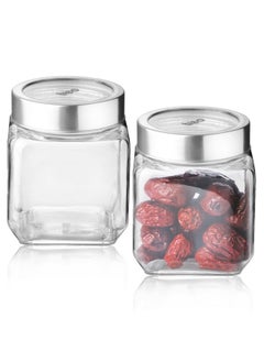 Treo By Milton Cube Storage Glass Jar, Set of 2, 580 ml Each, Transparent | Storage Jar | Modular Kitchen | Multipurpose Jar - pzsku/ZB02344B7A8B5089D21FEZ/45/_/1738306668/f10754b9-59b5-48cc-8baa-c482e11f80fe