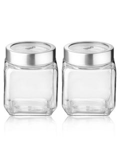 Treo By Milton Cube Storage Glass Jar, Set of 2, 580 ml Each, Transparent | Storage Jar | Modular Kitchen | Multipurpose Jar - pzsku/ZB02344B7A8B5089D21FEZ/45/_/1738306673/ad9865a2-48b7-4556-be24-bd07f2b403b0