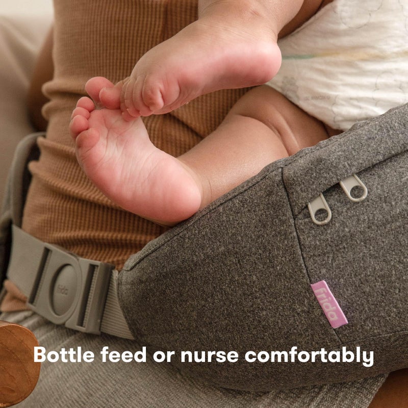 Frida Mom Nursing Pillow Cover, Easy-to-Clean Replacement Cover, Soft Fabric, Machine Washable, Gray - Image 3