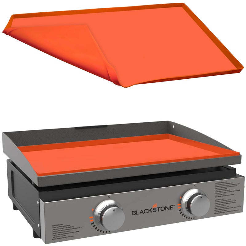 OZG 22" Premium Silicone Griddle Mat for Blackstone 22 Inch Grill, Heavy Duty Food Grade Silicone Griddle Cover, Keep Your Grill Clean and Rust-Free All Year Long - Image 1