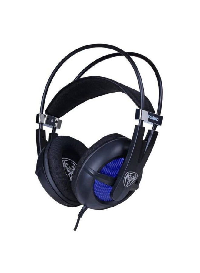 Somic P6 LED Gaming Headset 5.0mm with In-Line Microphone. PC and Mobile Phone Headset - Image 1