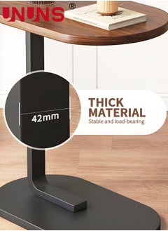 UNUNS Modern Side Coffee Table For Living room,Sofa,Corner,Bedside,Coffee Table For Living Room Bedroom Indoor And Out door Side Table With Metal Frame  - Image 3