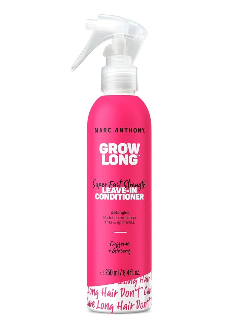 MARC ANTHONY - Marc Anthony Leave-In Conditioner Spray & Detangler, Grow Long Biotin - Anti-Frizz Deep Conditioner For Split Ends & Breakage - Vitamin E, Caffeine & Ginseng for Curly, Dry & Damaged Hair - Image 1