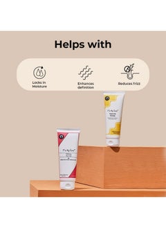 Fix My Curls Protein Styling Duo| For Curly, Wavy, Dry & Frizzy Hair | Frizz Control | Silicone Free Curl Defining Cream & Gel| 50Gm Each  - Image 5