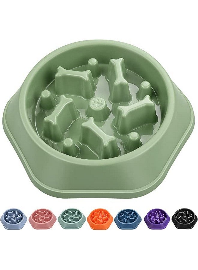 وعاء طعام بطيء مضاد للاختناق للكلاب، وعاء تفاعلي لمنع الانتفاخ، وعاء طعام غير قابل للانزلاق للكلاب | وعاء ألغاز للكلاب (اللون حسب المتوفر) - Image 1