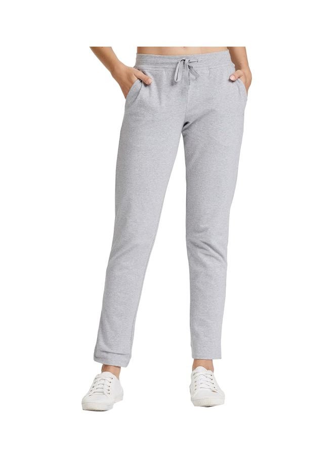 JOCKEY Jockey Women Regular Fit Cotton Lounge Pants 1301LTGMLL Grey L  - Image 1