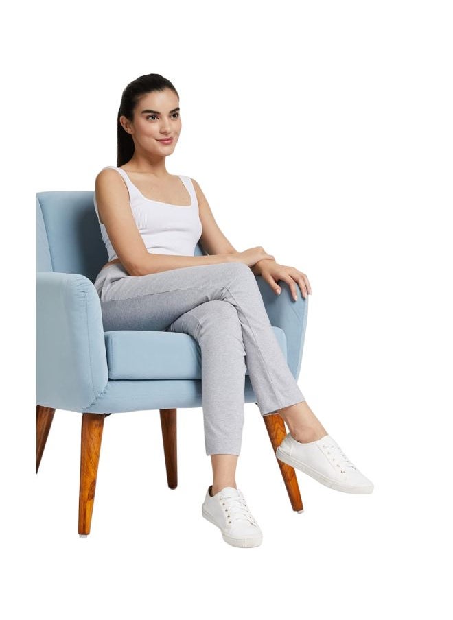 JOCKEY Jockey Women Regular Fit Cotton Lounge Pants 1301LTGMLL Grey L  - Image 3