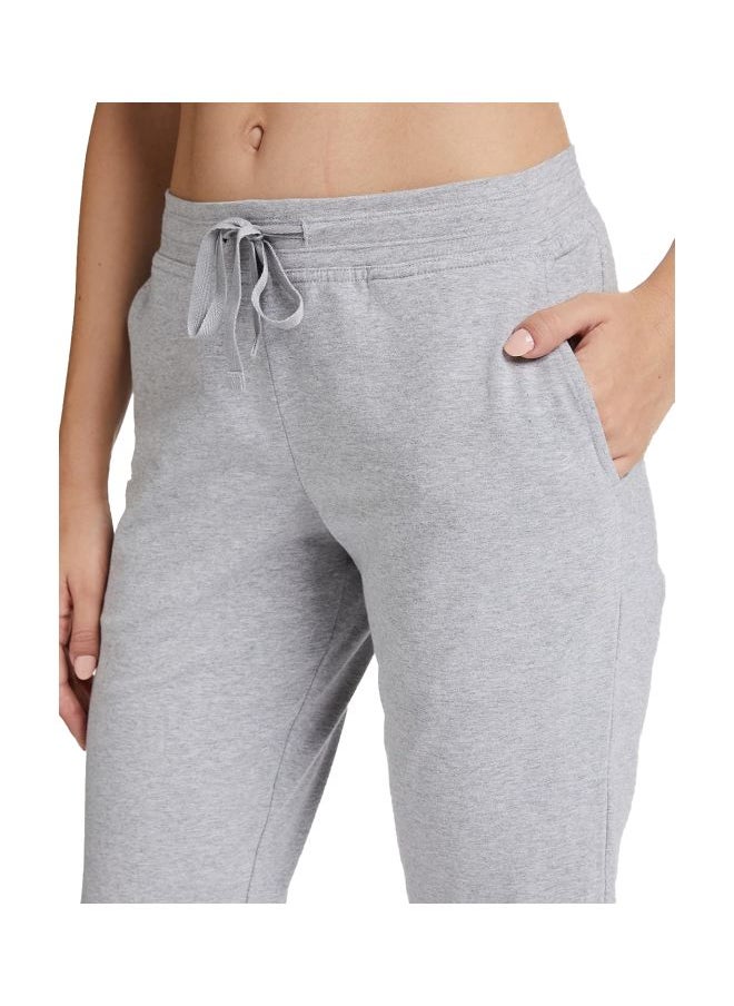 JOCKEY Jockey Women Regular Fit Cotton Lounge Pants 1301LTGMLL Grey L  - Image 4