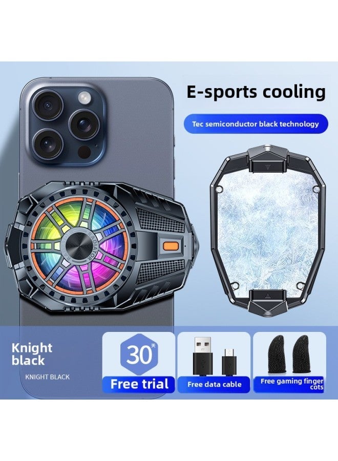 Mobile Phone Radiator Live Broadcast Dedicated Fast Cooling Artifact For AppleFor Iphone Black Shark 2pro One Plus Half Guide-Color:【Basic Paragraph】 Semiconductor Strong Refrigeration❄Third Gear Ad - Image 1