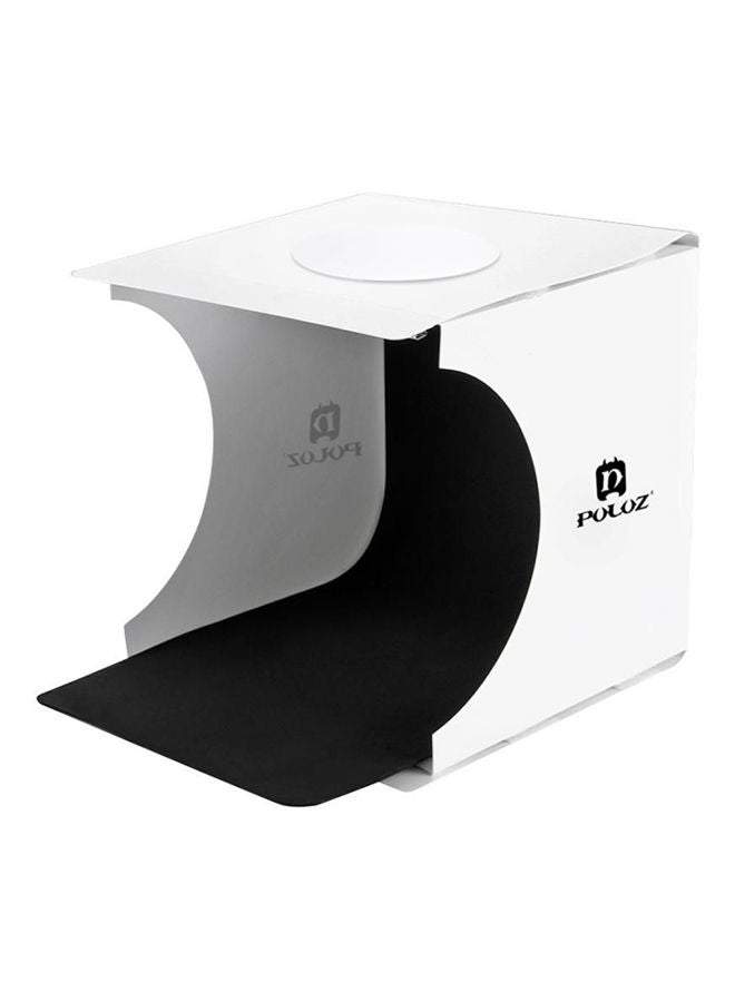 NIBEMINENT Portable Photography LED Panel Studio Box With Cable And 2 Backdrop White/Black  - Image 1