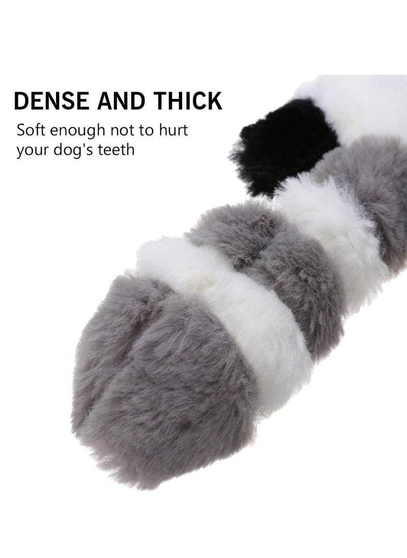 SYOSI - Stuffingless Dog Toy Squirrel Squeaky Plush Chew for Small Medium Dogs 2 Pack 45cm - Image 1