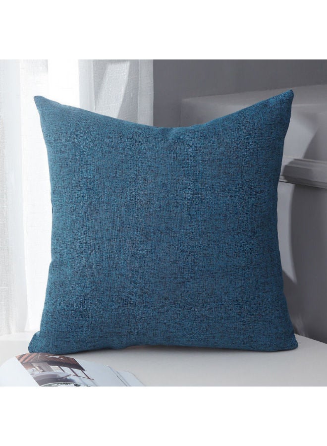 Solid Color Cotton And Linen Pillow Chinese Style Office Pillow Bedside Soft Bag Cushion Waist Pillow Backrest Sofa Pillowcase Customized