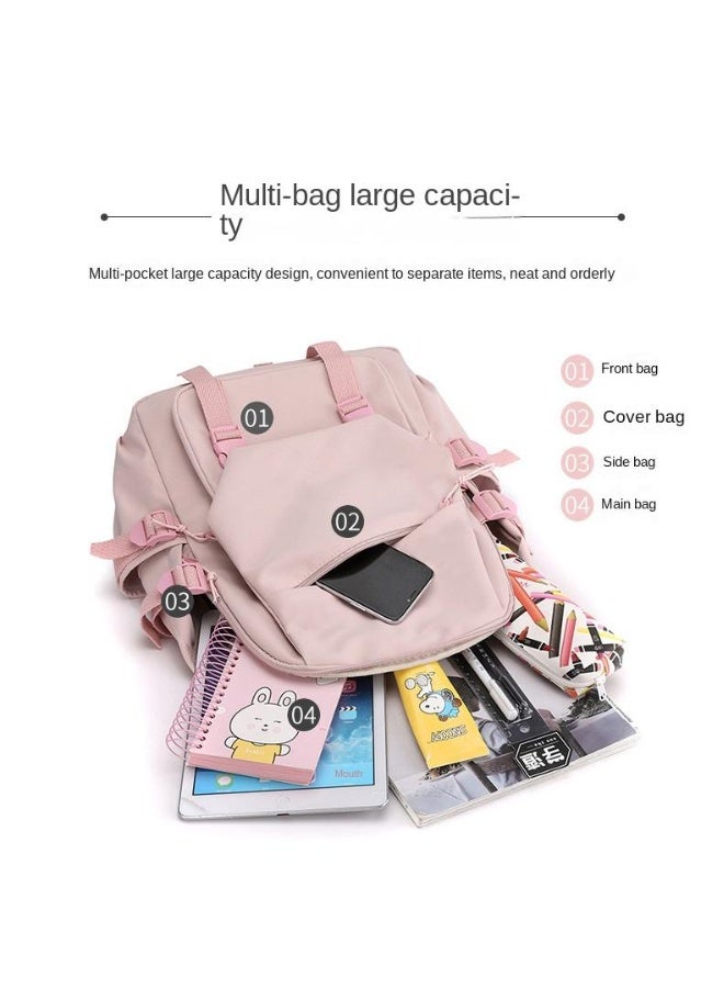 Stitch Student Backpack And Pencil Case Leisure Outdoor Large Capacity Backpack - Image 3