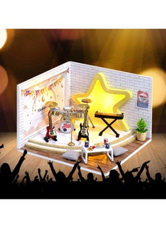 LELE BROTHER Children's Handmade DIY Cottage 3D Stereoscopic Puzzle Model 
