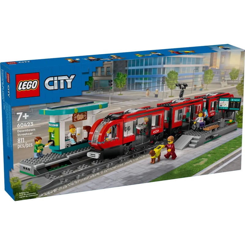 LEGO - City Downtown Streetcar and Station 811 Pieces - 60423 - Image 1