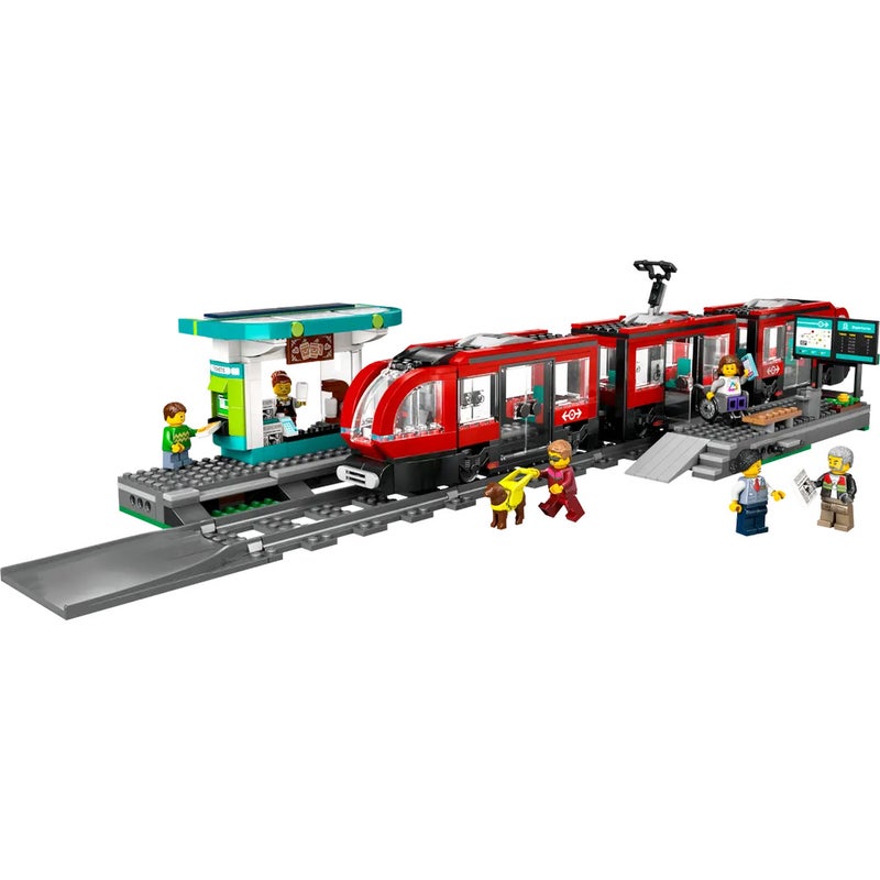 LEGO - City Downtown Streetcar and Station 811 Pieces - 60423 - Image 2