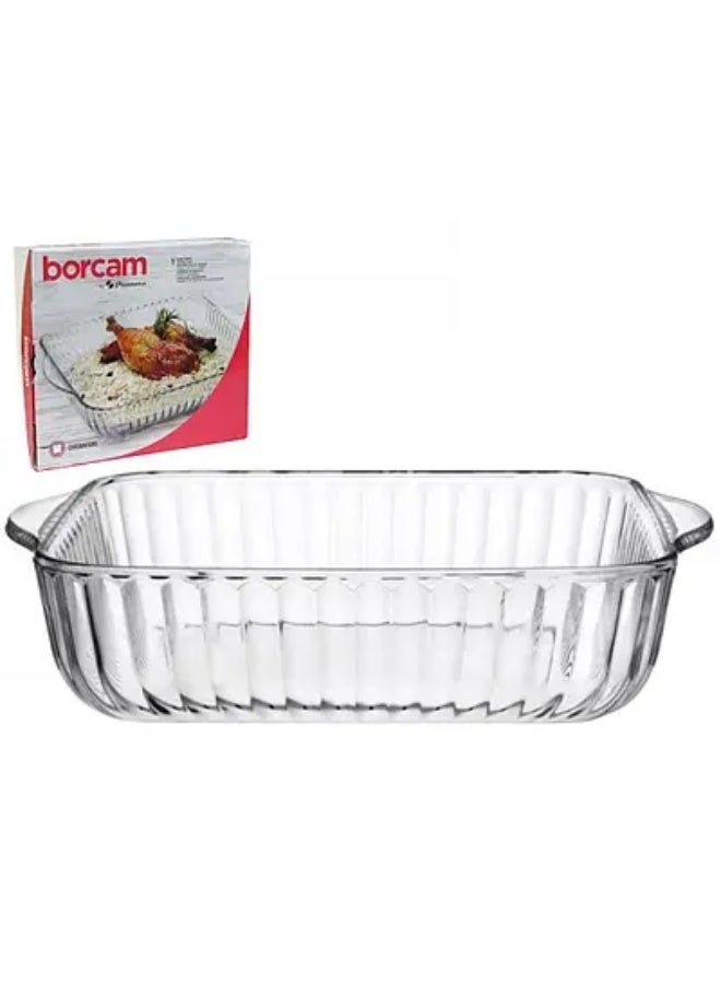Paşabahçe صينية بوراكم مربعة 3200 مل – صينية خبز آمنة للاستخدام في الفرن - Image 4