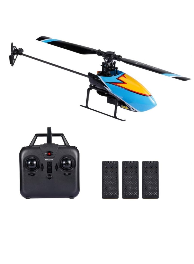 GoolRC RC Helicopter, Remote Control Helicopter With Six Axis Gyro, Safe And Durable Helicopter Toy, Beginner Friendly Aileronless RC Aircraft With Altitude, (1pc, Blue)
