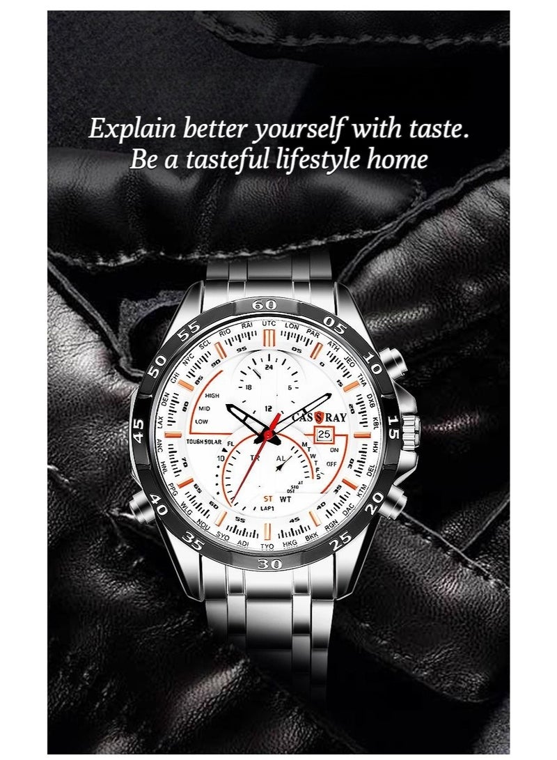 CASSRAY New high-end fully automatic multi-functional watch for handsome men - men's business student night-lit waterproof watch - Image 3