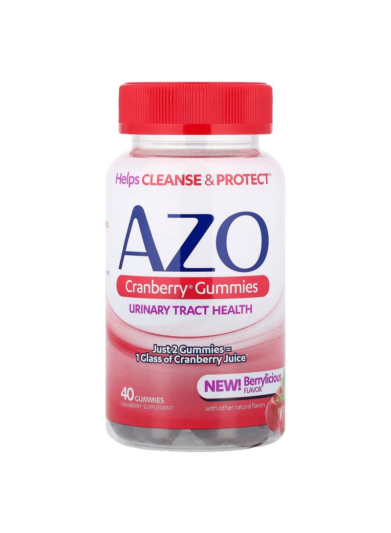 Cranberry® Gummies, Berrylicious, 40 Gummies (250 mg per Gummy)
