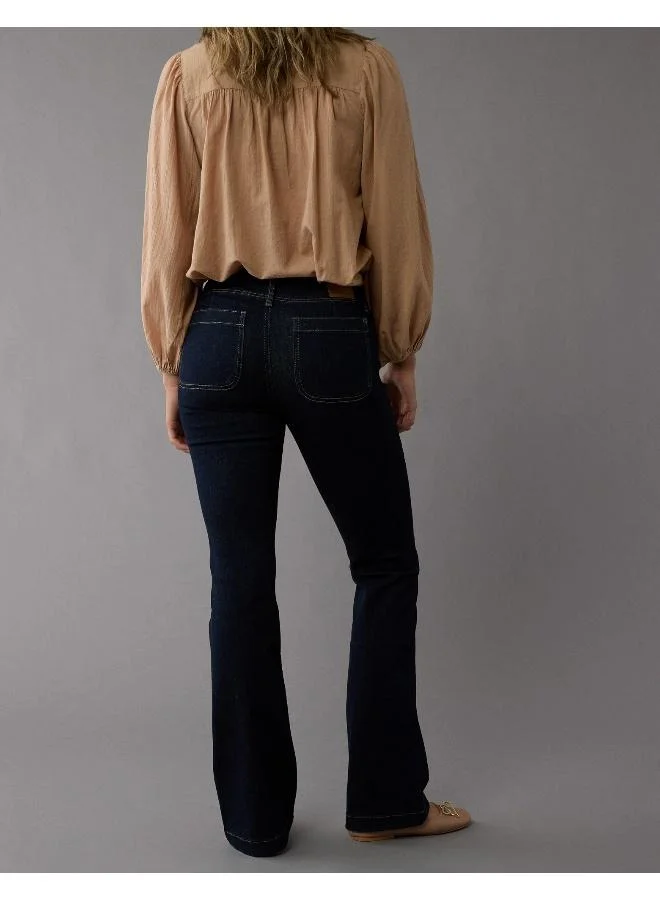 American Eagle AE Next Level Low-Rise Kick Bootcut Jean